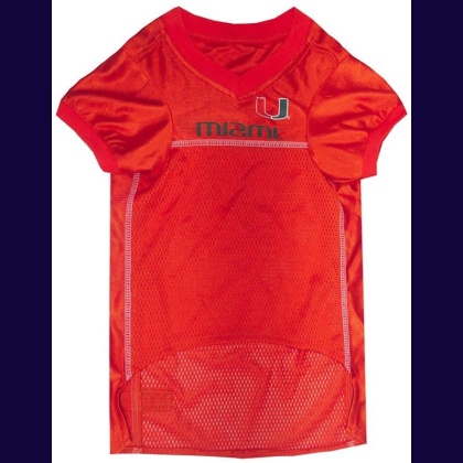 Pets First U of Miami Jersey for Dogs