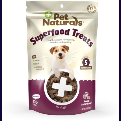 Pet Naturals Superfood Treats Peanut Butter Flavor