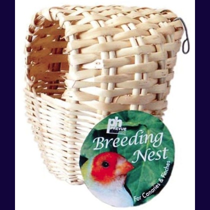 Prevue Parakeet All Natural Fiber Covered Bamboo Nest