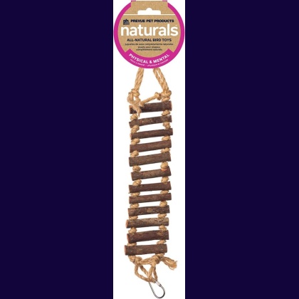 Prevue Naturals Wood and Rope Ladder Bird Toy