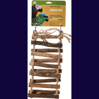 Prevue Naturals Wood and Rope Ladder Bird Toy