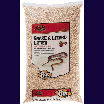 Zilla Lizard Litter - Aspen Chip Bedding & Lutter