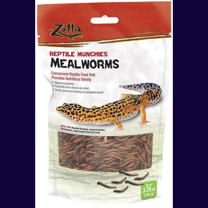 Zilla Reptile Munchies - Mealworms