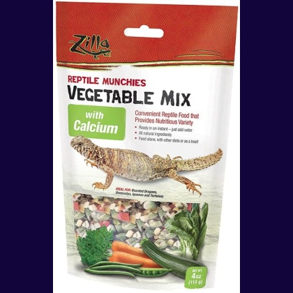 Zilla Reptile Munchies - Vegetable Mix with Calcium