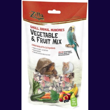 Zilla Small Animal Munchies - Vegetable & Fruit Mix