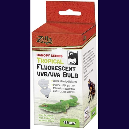 Zilla Canopy Series Tropical Fluorescent UVB/UVA Bulb