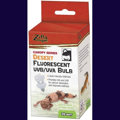 Zilla Canopy Series Desert Fluorescent UVB/UVA Bulb