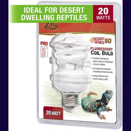 Zilla Desert UVB Coil Bulb