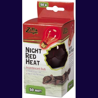 Zilla Incandescent Night Red Heat Bulb for Reptiles