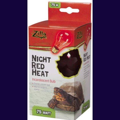 Zilla Incandescent Night Red Heat Bulb for Reptiles