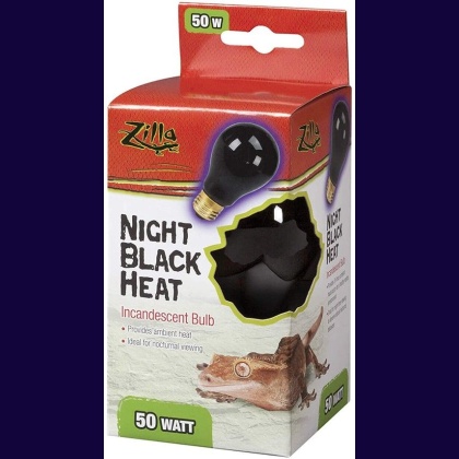 Zilla Night Time Black Light Incandescent Heat Bulb