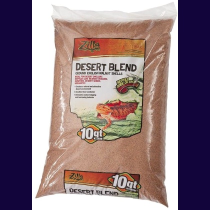 Zilla Desert Blend Ground English Walnut Shells Reptile Bedding