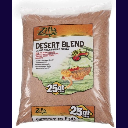 Zilla Desert Blend Ground English Walnut Shells Reptile Bedding