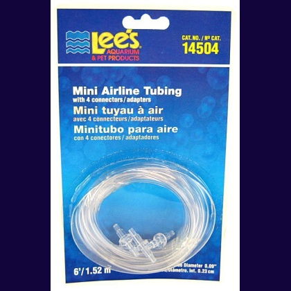 Lees Mini Airline Tubing with 4 Connectors