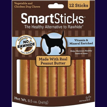 SmartBones SmartSticks Peanut Butter Flavor