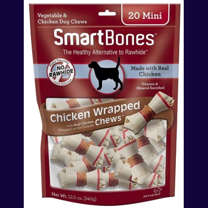 SmartBones Vegetable and Chicken Wrapped Rawhide Free Dog Bone