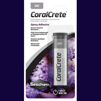 Seachem CoralCrete Gray Epoxy Adhesive