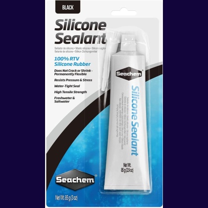 Seachem Silicone Sealant Black