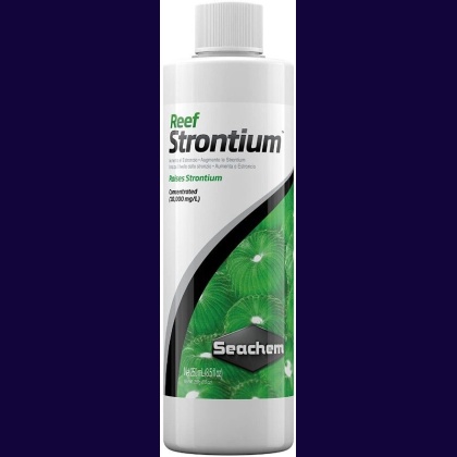 Seachem Reef Strontium Raises Strontium for Aquariums