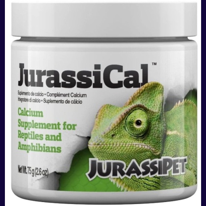 JurassiPet JurassiCal Reptile and Amphibian Dry Calcium Supplement