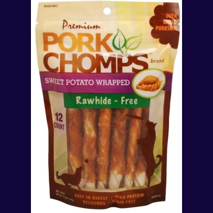 Pork Chomps Sweet Potato Mini Twist Treat