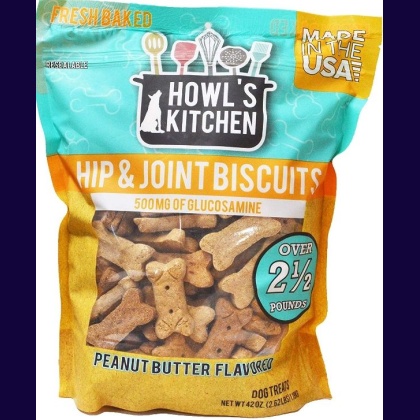 Howls Kitchen Hip & Joint Biscuits - Peanut Butter