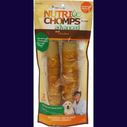 Nutri Chomps Advanced Twists Dog Treat Chicken Flavor