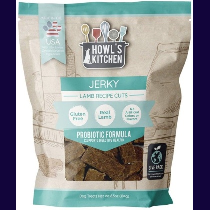 Howls Kitchen Lamb Jerky Cuts Probiotic Formula