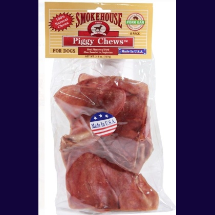 Smokehouse Piggy Chews All Natural Dog Treat