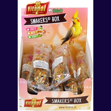 A&E Cage Company Smakers Cockatiel Fruit Treat Sticks