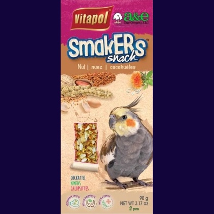 A&E Cage Company Smakers Cockatiel Nut Treat Sticks