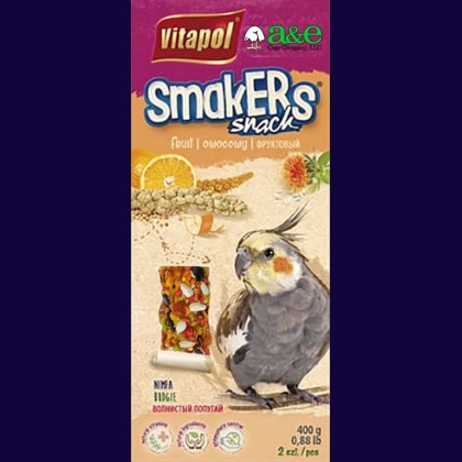 A&E Cage Company Smakers Cockatiel Fruit Treat Sticks