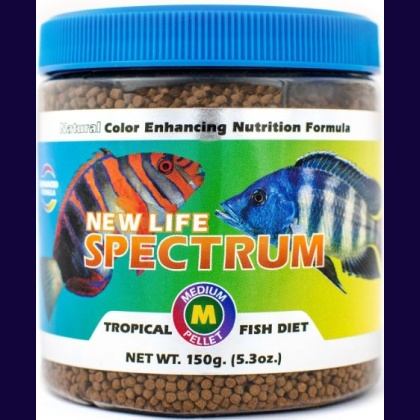 New Life Spectrum Tropical Fish Food Medium Sinking Pellets