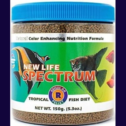 New Life Spectrum Tropical Fish Food Regular Sinking Pellets