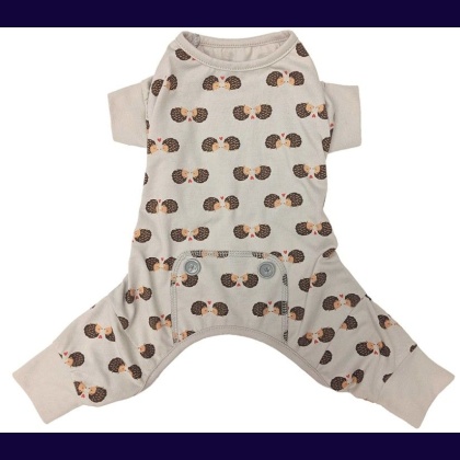 Fashion Pet Hedgehog Dog Pajamas Gray