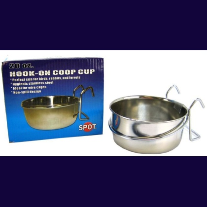 Spot Stainless Steel Hook-On Coop Cup