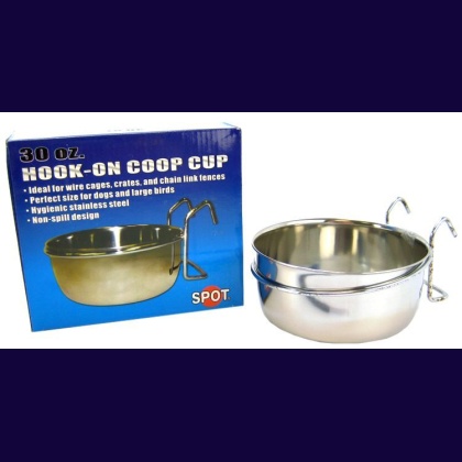 Spot Stainless Steel Hook-On Coop Cup