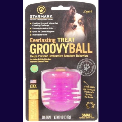 Starmark Everlasting Treat Groovy Ball Small