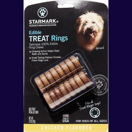 Starmark Edible Treat Rings Chicken Flavor