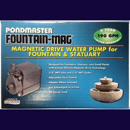 Pondmaster Pond-Mag Magnetic Drive Utility Pond Pump