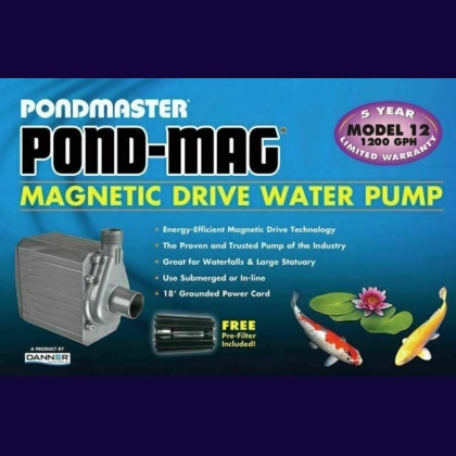 Pondmaster Pond-Mag Magnetic Drive Utility Pond Pump