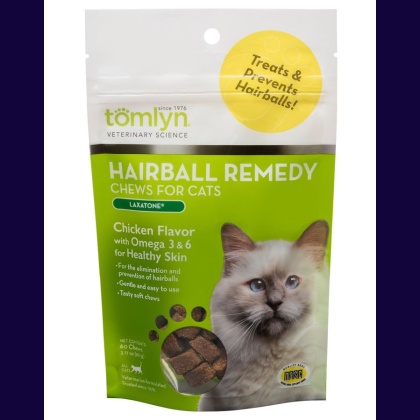 Tomlyn Hairball Remedy Chews for Cats