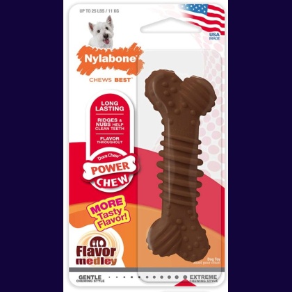 Nylabone Dura Chew Power Chew Bone Chicken Flavor