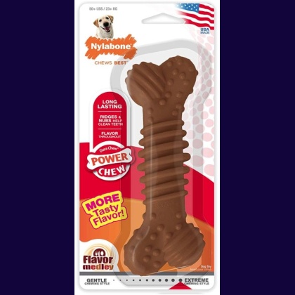 Nylabone Dura Chew Power Chew Bone Flavor Medley