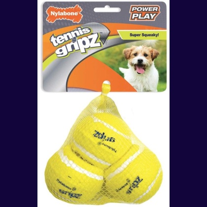 Nylabone Power Play Gripz Tennis Ball Small