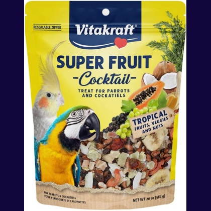 Vitakraft Super Fruit Cocktail Treat for All Parrots & Cockatiels