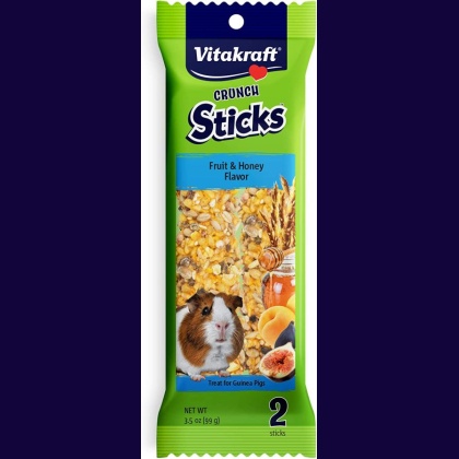 Vitakraft Crunch Sticks Guinea Pig Treat - Fruit & Honey