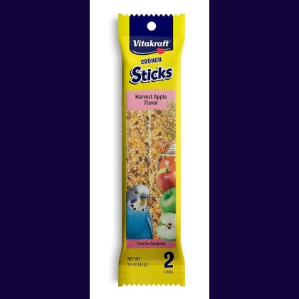 Vitakraft Crunch Sticks Harvest Apple Parakeet Treats