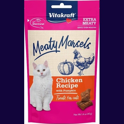 VitaKraft Meaty Morsels Chicken & Pumkin Cat Treat