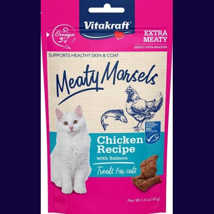 VitaKraft Meaty Morsels Chicken & Salmon Cat Treat